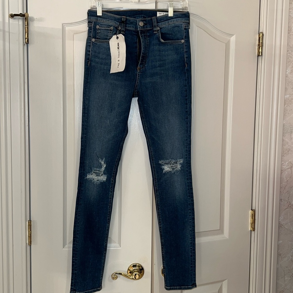 Rag and Bone Bonnie high rise skinny jeans